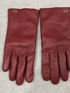 小物 Vintage Coach Cashmere Glove Burgundy Coach | Accessories | Vintage Coach Cashmere Lined Signature